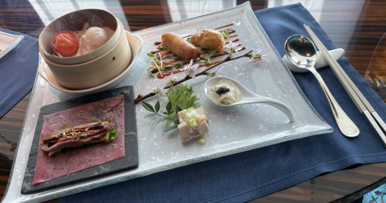 コンラッド東京「チャイナブルー」で桜ランチ。安定感ある中華、ただ少しだけ惜しい部分も