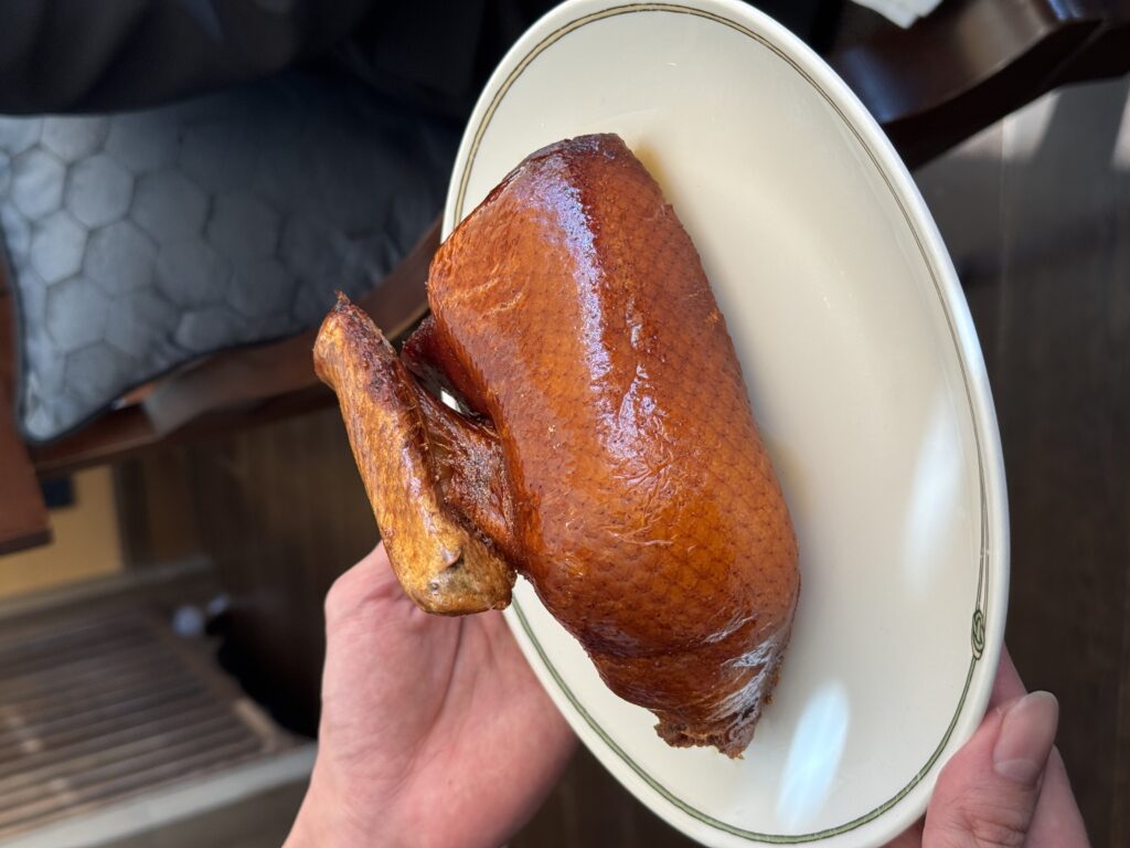 中国飯店 琥珀宮 名物の北京ダック